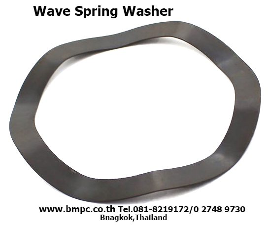 Wave spring washer, แหวนคลื่น, แหวนดันลูกปืน, แหวนกันรุน,  